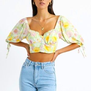 Never worn Showpo two-piece set